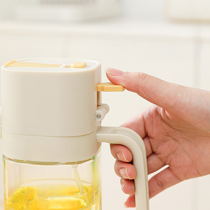 2-in-1 Oil bottle Spraying and Pouring