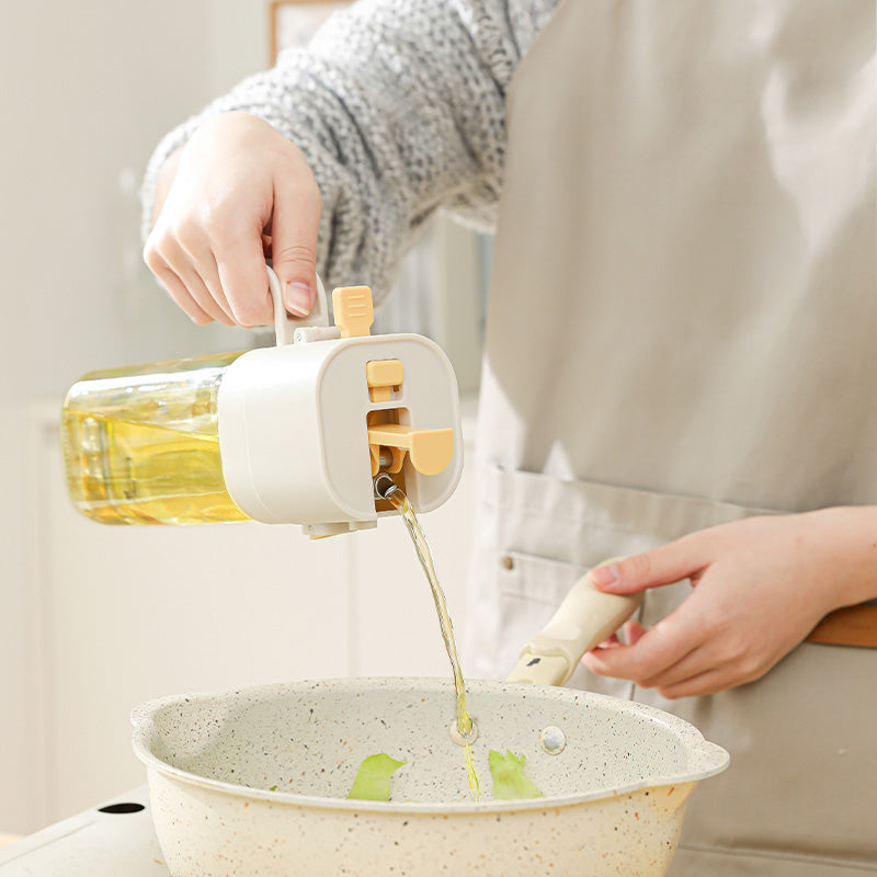 2-in-1 Oil bottle Spraying and Pouring