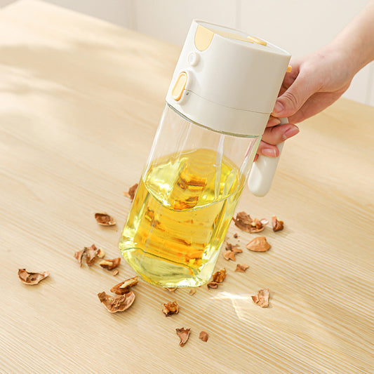 2-in-1 Oil bottle Spraying and Pouring